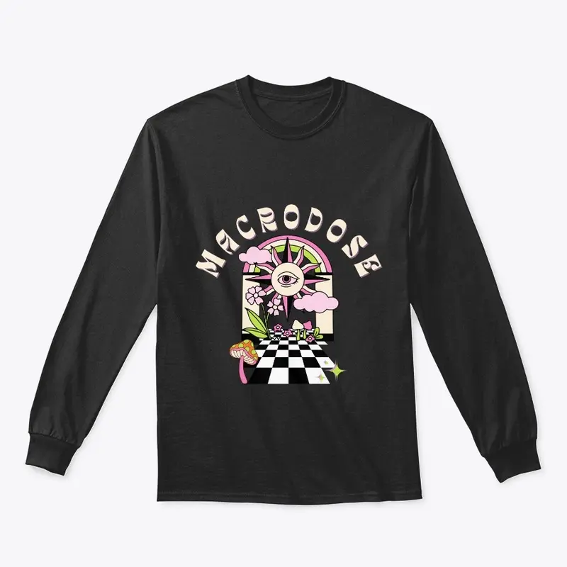 Macrodose Cosmic Gateway Long Sleeve Tee