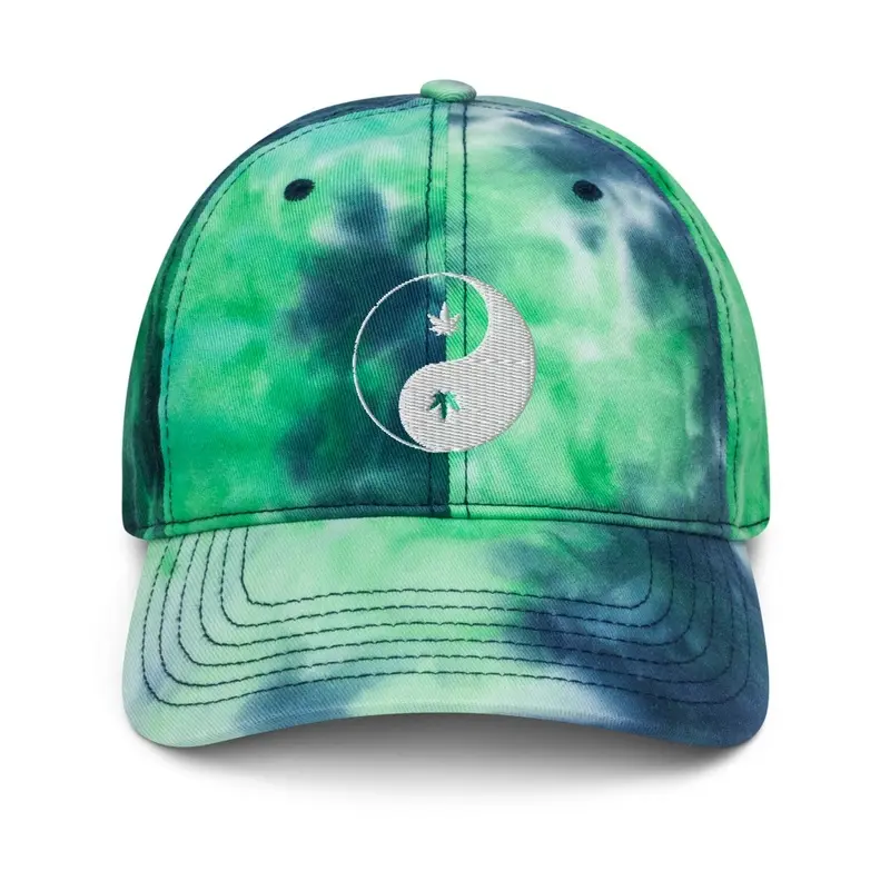 Macrodose Peace, Love, Weed Tie Dye Hat